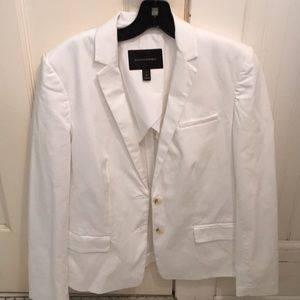 White banana republic cotton blazer (10 tall)